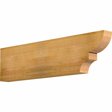 Ekena Millwork Ridgewood Rough Sawn Rafter Tail, Western Red Cedar, 4"W x 12"H x 48"L RFT04X12X48RID00RWR